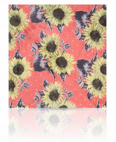 Шейный Платочек Женский SS.KV-SUNFLOW/PEACH